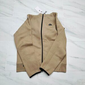 Nike Tech Fleece Windrunner Full Zip Hoodie 'Khaki Black' FB7921-247 size M